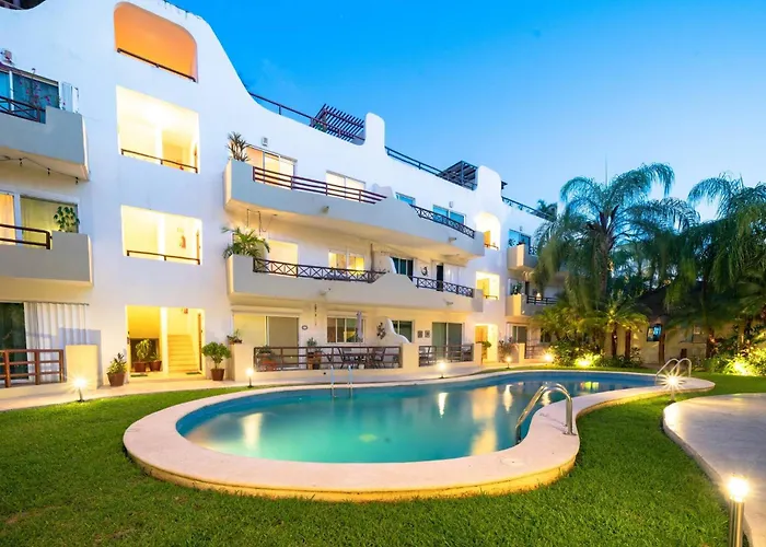 Modern Penthouse With 2 Bedrooms & Pool Sol Tranquilo At Margaritas Ii Playa del Carmen